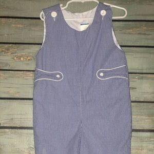 Krewe Blue Gingham JonJon - EUC - 4T